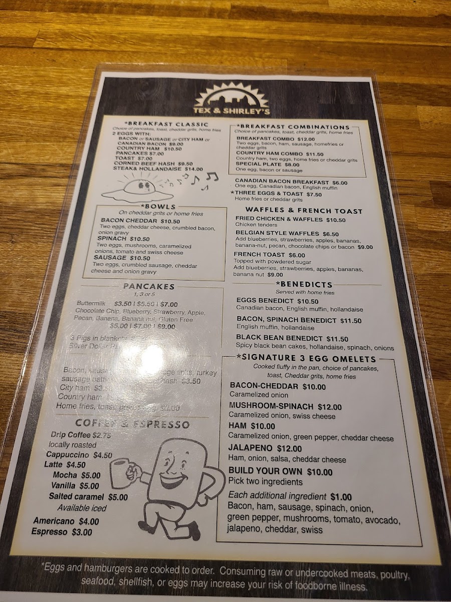 Menu Tex & Shirley’S Family Restaurant-7